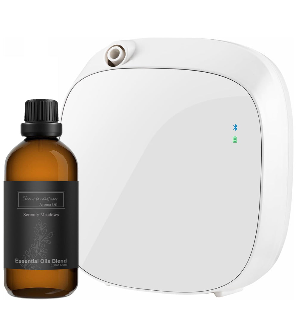 Upgraded Smart Scent Air Machine with Nebulizing Tech for Home, Wall Mounted Cold Air Scent Machine, Waterless Nebulizing Scent Diffuser